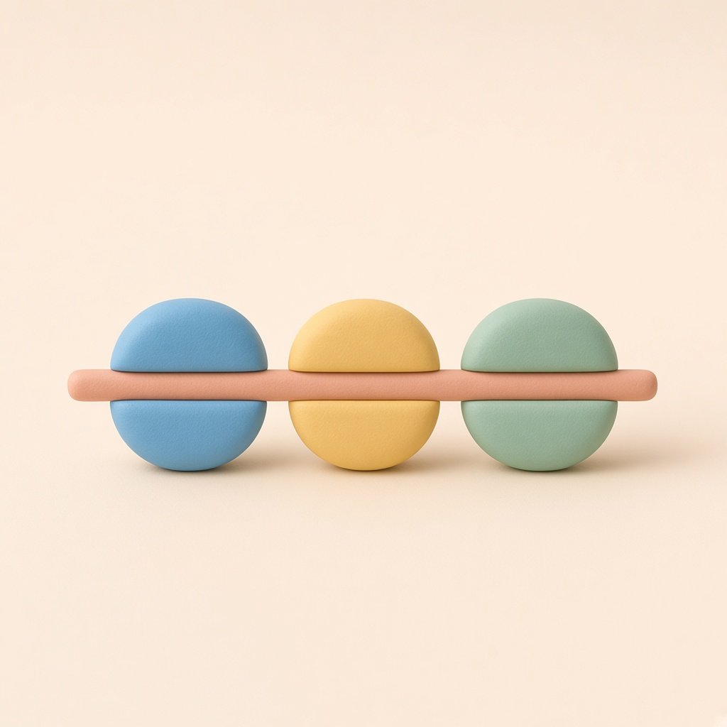 Clay illustration for consistent brand facts