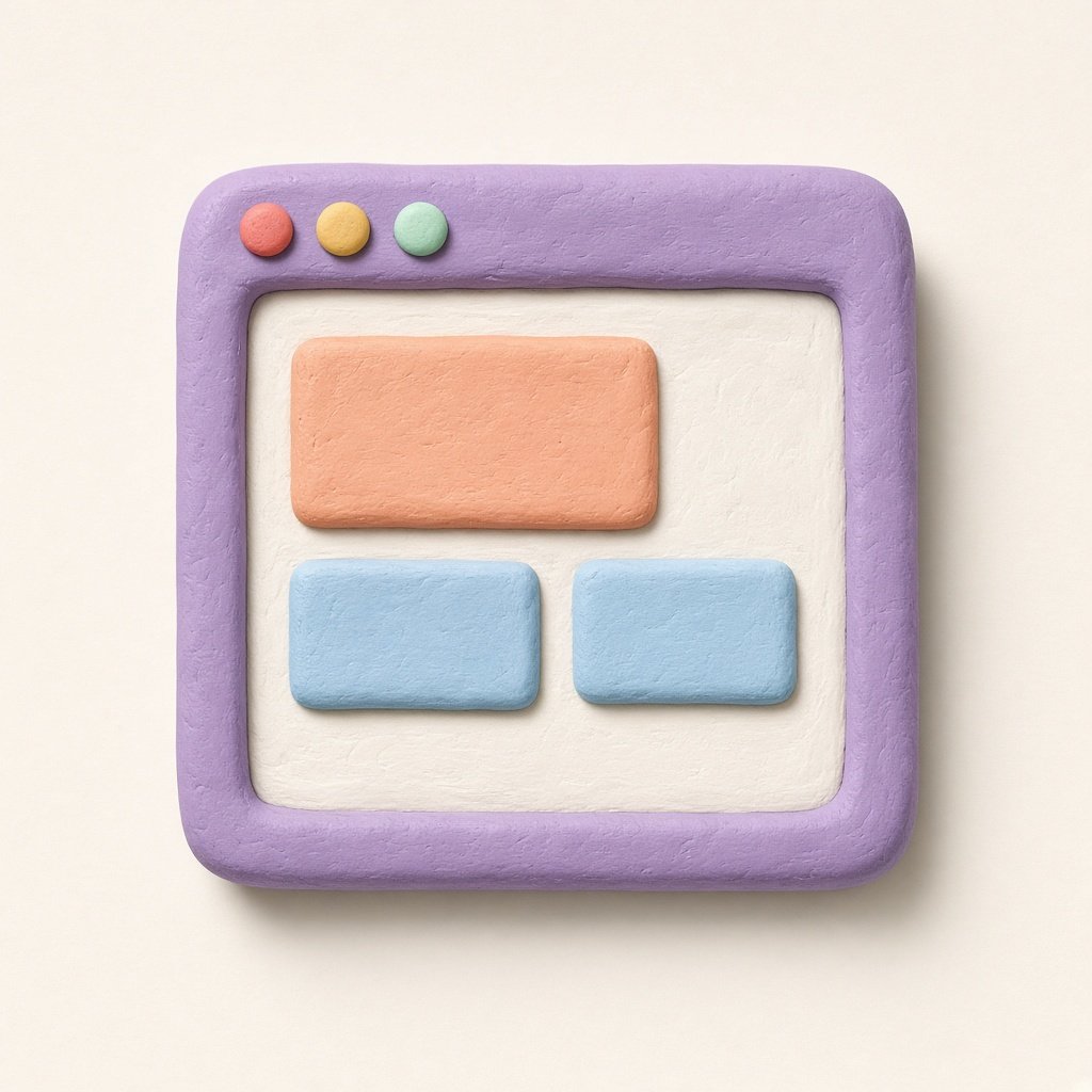 Clay illustration for AEO-Ready Website Development