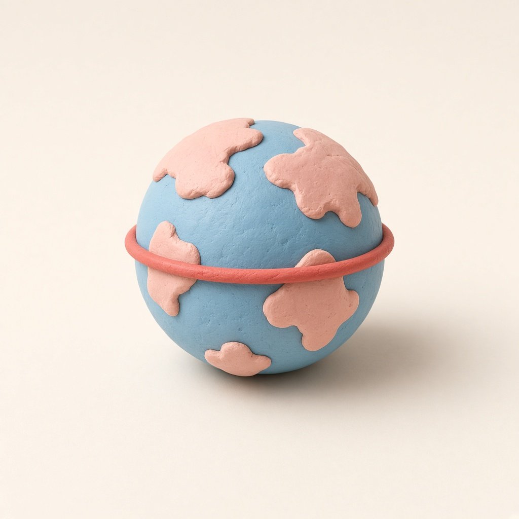 Clay illustration for International AEO & GEO