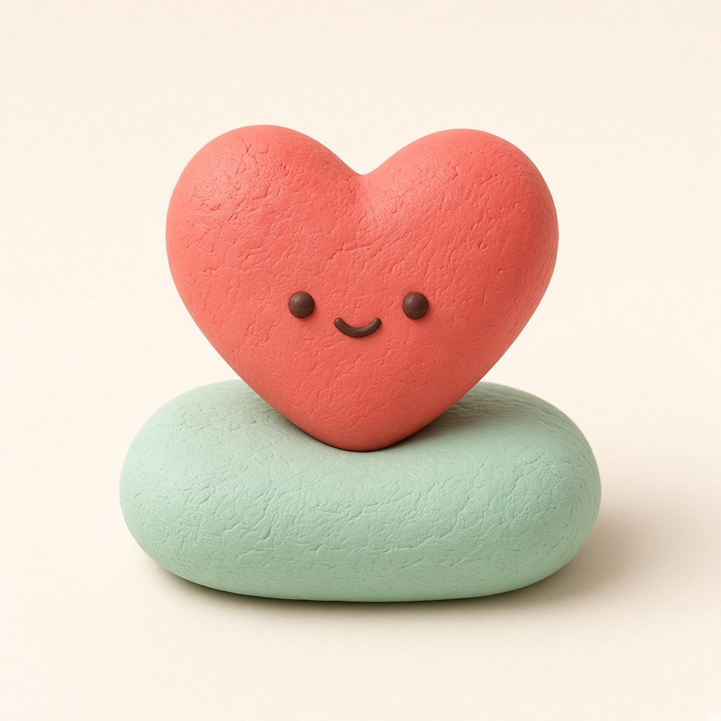 Clay illustration for AI Brand Sentiment Management