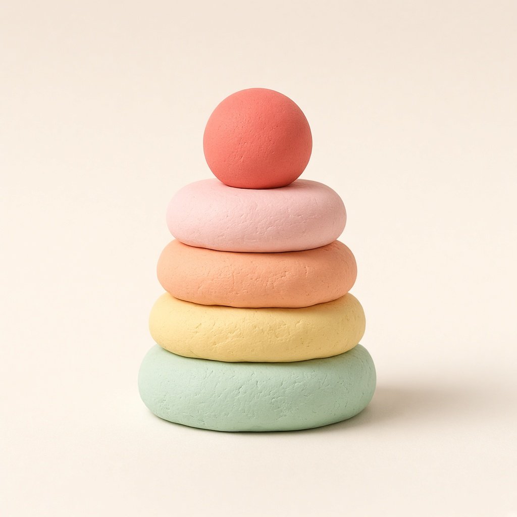 Clay illustration for Iterate and compound